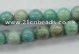 CAM524 15.5 inches 10mm round mexican amazonite gemstone beads