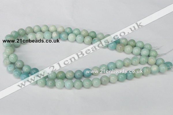 CAM601 15.5 inches 12mm round Chinese amazonite gemstone beads