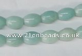 CAM602 15.5 inches 8*11mm rice Chinese amazonite gemstone beads