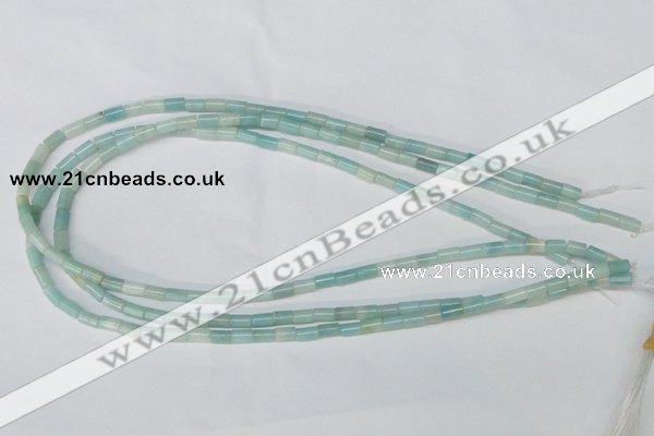 CAM605 15.5 inches 4*7mm column Chinese amazonite gemstone beads