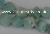 CAM617 15.5 inches 6*6mm cube Chinese amazonite gemstone beads