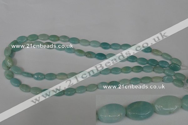 CAM622 15.5 inches 8*12mm oval Chinese amazonite gemstone beads