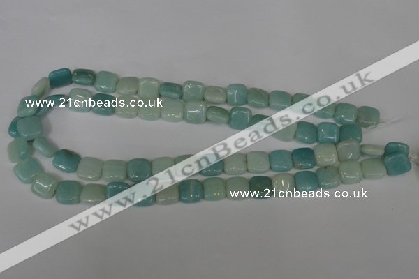 CAM625 15.5 inches 12*12mm square Chinese amazonite gemstone beads