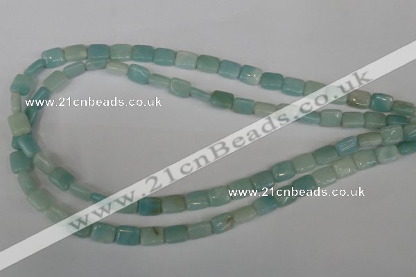 CAM628 15.5 inches 8*10mm rectangle Chinese amazonite gemstone beads