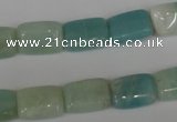 CAM629 15.5 inches 10*14mm rectangle Chinese amazonite gemstone beads