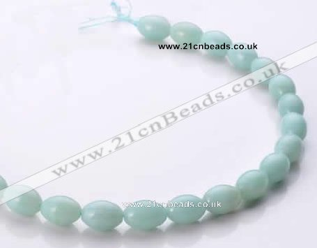 CAM64 10*14mm oval natural amazonite gemstone beads Wholesale