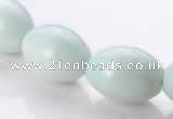 CAM65 13*18mm oval natural amazonite gemstone beads Wholesale