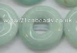 CAM654 15.5 inches 31mm donut amazonite beads wholesale