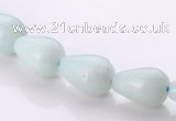 CAM67 teardrop 8*12mm natural amazonite gemstone beads Wholesale