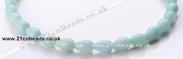 CAM68 teardrop natural amazonite 10*14mm beads Wholesale