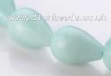 CAM70 18*25mm natural amazonite teardrop beads Wholesale