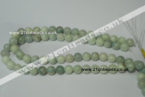 CAM703 15.5 inches 10mm round natural amazonite gemstone beads