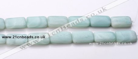 CAM74 18*25mm rectangle natural amazonite beads Wholesale