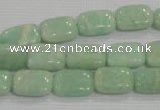 CAM852 15.5 inches 10*14mm rectangle natural Russian amazonite beads