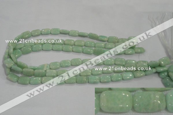 CAM852 15.5 inches 10*14mm rectangle natural Russian amazonite beads