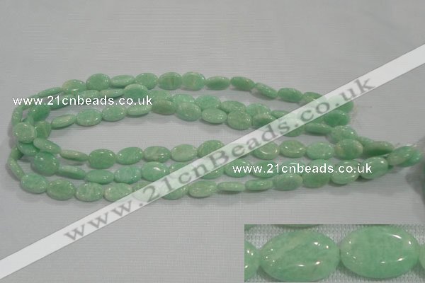 CAM858 15.5 inches 10*14mm oval natural Russian amazonite beads