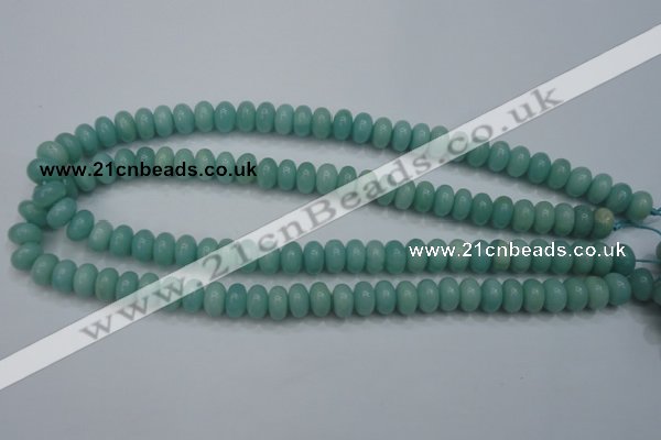 CAM910 15.5 inches 6*10mm rondelle amazonite gemstone beads wholesale