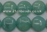 CAM917 15.5 inches 16mm flat round amazonite gemstone beads wholesale