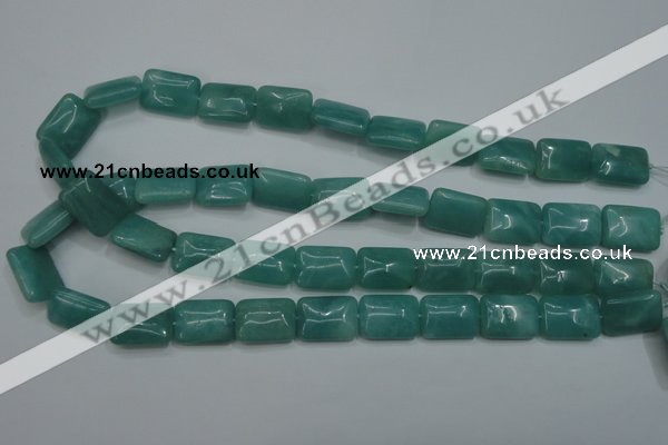 CAM934 15.5 inches 13*18mm rectangle amazonite gemstone beads wholesale