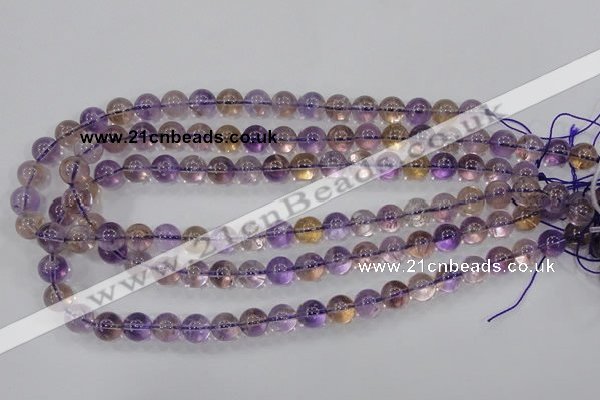 CAN01 15.5 inches 6mm round natural ametrine gemstone beads