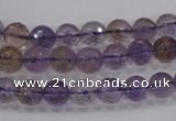 CAN08 15.5 inches 6mm faceted round natural ametrine gemstone beads