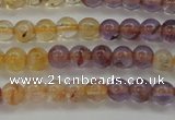 CAN101 15.5 inches 4mm round ametrine beads wholesale