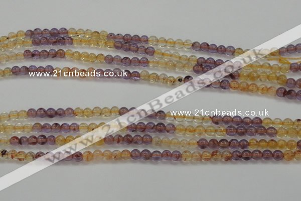 CAN101 15.5 inches 4mm round ametrine beads wholesale