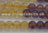 CAN102 15.5 inches 6mm round ametrine beads wholesale