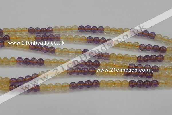 CAN102 15.5 inches 6mm round ametrine beads wholesale