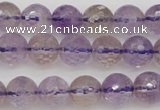 CAN152 15.5 inches 8mm faceted round natural ametrine beads