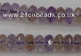 CAN159 15.5 inches 5*8mm faceted rondelle natural ametrine beads