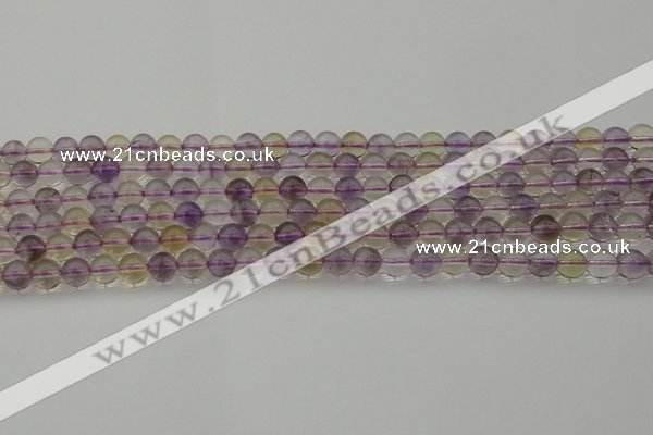 CAN166 15.5 inches 6mm round natural ametrine beads wholesale