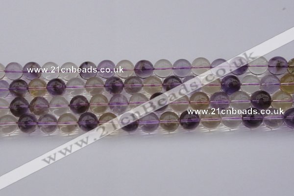 CAN169 15.5 inches 12mm round natural ametrine beads wholesale