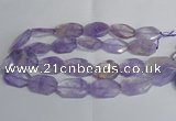 CAN175 20*30mm - 25*35mm twisted & faceted freeform ametrine beads