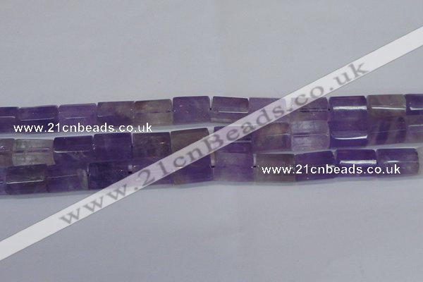 CAN182 15.5 inches 13*18mm faceted tube natural ametrine beads