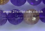 CAN227 15.5 inches 11mm faceted round ametrine beads wholesale