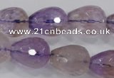 CAN25 15.5 inches 15*20mm faceted teardrop natural ametrine beads