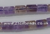 CAN27 15.5 inches 8*12mm column natural ametrine gemstone beads