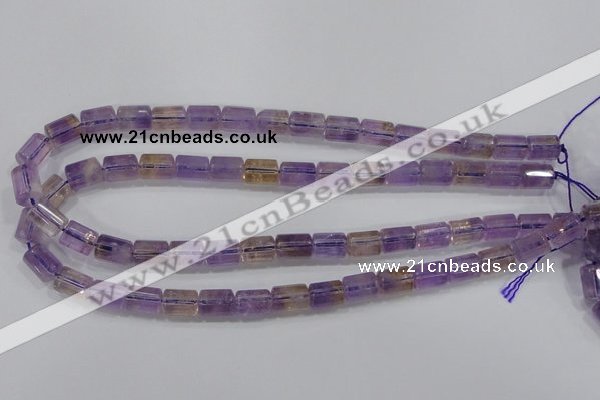 CAN27 15.5 inches 8*12mm column natural ametrine gemstone beads