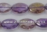 CAN33 15.5 inches 13*18mm faceted oval natural ametrine beads