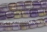 CAN36 15.5 inches 10*10mm square natural ametrine gemstone beads