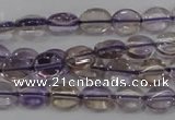 CAN46 15.5 inches 8*10mm oval natural ametrine gemstone beads