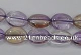 CAN48 15.5 inches 10*14mm oval natural ametrine gemstone beads