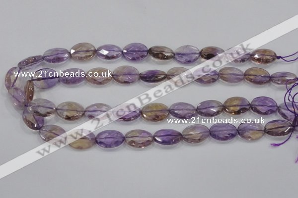 CAN57 15.5 inches 15*20mm faceted oval natural ametrine beads