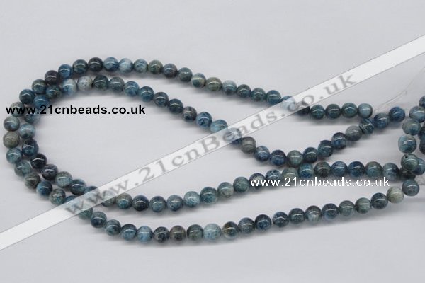 CAP01 16 inches 8mm round apatite gemstone beads wholesale