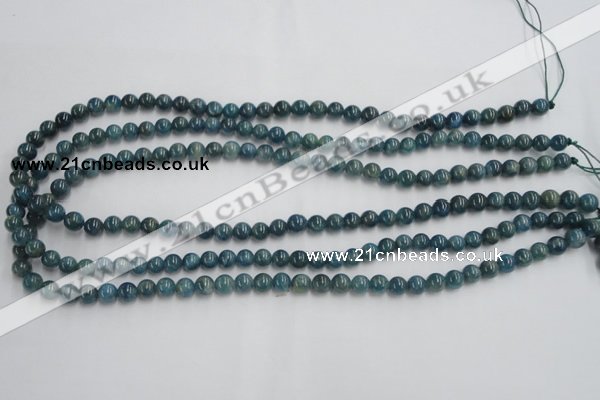 CAP202 15.5 inches 6mm round natural apatite gemstone beads