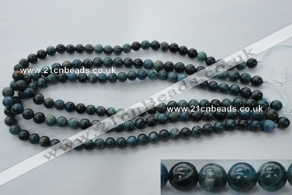 CAP302 15.5 inches 8mm round natural apatite gemstone beads