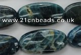 CAP326 15.5 inches 15*30mm oval natural apatite gemstone beads