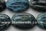 CAP327 15.5 inches 22*30mm oval natural apatite gemstone beads