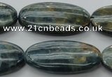 CAP328 15.5 inches 20*40mm oval natural apatite gemstone beads